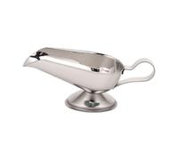 Saucière en acier inoxydable à versement facile (5 Oz) | Récipient à sauce poli avec anse pour vinaigrettes, crémier, bouillon