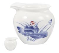 Saucière en Céramique Blanche à Verser sans Goutte Cuisine
