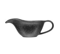 Saucière en Céramique Noire, Pichet Élégant à Bec Verseur pour Table | Forme Classique et Luxueuse, Résistance à Température, Nettoyage Facile, Usage Polyvalent, Service Précis