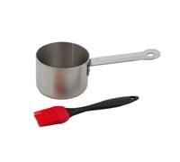 Saucière en inox avec pinceau Barbecook