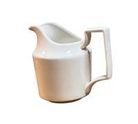 Saucière Pichet à Lait et café en céramique Blanche de 260 ML avec poignée, Pot à Sauce Polyvalent, saucière Sauciere