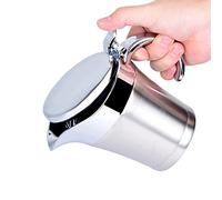 Saucière Thermique en Acier Inoxydable, Double Isolation avec Couvercle, Récipient pour Sauce et Crème