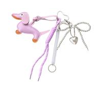 Saucisse Dog Course Des Porte-clés Keadchains Fashion Mélangers Pu Keychain Car Key Rings For Back Backback Decoration Bows Cortes Clés Corchets Sausage Pour Chien Chien Trèfle Charme Jolie Chaîne