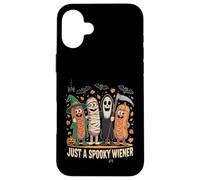 Saucisse effrayante Wiener Halloween Coque pour iPhone 16 Plus