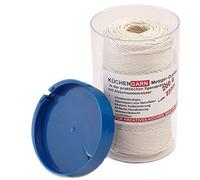 Saucisse fil fil de cuisine 200 g/220 M de cuisine dans une boîte distributrice avec coupe-fil Cordon blanchi de boîte (naturel)