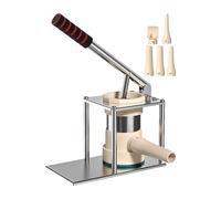 Saucisses, Machine à saucisses verticale en acier inoxydable - Machine à saucisses manuelle pour le commerce et la maison, saucisse et plus encore. Création d'épices et de mélange de viande