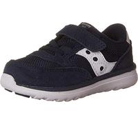 Saucony Baby Jazz Lite Sneaker, NVY WHT, 4.5 Extra Wide US Toddler