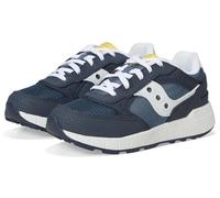 Saucony Baskets Eclipse Kidz Unisexes pour Enfant, Bleu Marine/Blanc, 12 Wide Big Kid