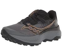 Saucony Endorphin Edge Chaussures de course pour femme, Noir/Goldstruck, 40.5 EU