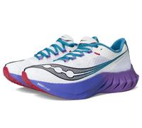 Saucony Baskets Endorphin Pro 4 pour Femme, Blanc/ombré, 46.5 EU