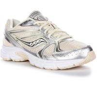 Saucony Baskets Ride Millennium pour Femme, Crème/argenté, 37 EU