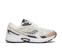 Saucony Baskets Ride Millennium unisexes, Blanc/doré/noir, 11 US