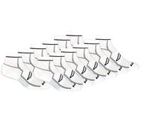 Saucony Bolt Performance Comfort Fit Quarter Socks Multi-Pack Bolt Performance Quarter Socks pour homme, Blanc (12 paires), Shoe Size: 8-12