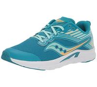 Saucony Chaussures de course Axon unisexe pour enfant, Turquoise/jaune, 3 Big Kid