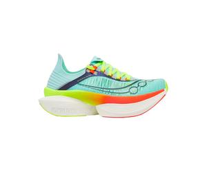 Saucony - Chaussures de running - Endorphin Elite 2 Splash/Fire - Taille 44 - Bleu Bleu 44
