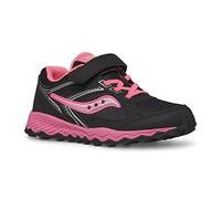 Saucony Cohesion Tr14 Chaussures de Course à Pied Unisexe pour Enfant Fermeture Alternative, Noir/Rose, 5.5 Little Kid