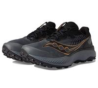 Saucony Endorphin Edge Chaussures de course pour homme, Noir/dor , 43 EU