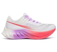 SAUCONY Endorphin Pro 4 W - Femme - Blanc / Violet / Rose - taille 38 1/2- modèle 2025