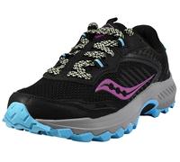 Saucony Excursion Tr15 pour femme, Noir/Riz/Citron vert, 9.5 Wide