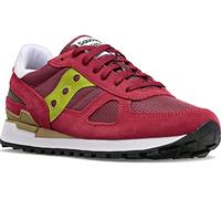 Saucony Homme Shadow Original U Sneaker, Burgundy/Forest, 41 EU