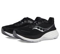 Saucony Hurricane 24 Chaussure De Running Avec Stabilisateurs Hommes-Noir,Gris, Pointure 43