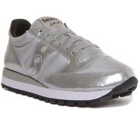 Saucony Jazz Original Femmes Lacets Trainer Métallique Argent Taille EU 36-42