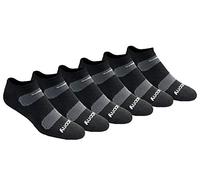 Saucony Lot de 18 paires de chaussettes pour homme Performance avec ventilation No Show Socks - Noir - 10-13/6-12, Noir, 10-13