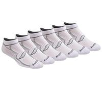 Saucony Men's Multi-Pack Performance Comfort Fit No-Show Socks Chaussettes de Course, Blanc (6 Paires), Taille Unique (Lot de 6) Homme