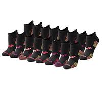 Saucony Lot de 8 paires de chaussettes de course à pied pour femme, Assortiment de roses noires (16 paires), Shoe Size 5-7