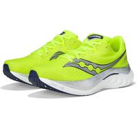 Saucony Men's Endorphin Speed 4 Sneaker, Citron/Navy, 10