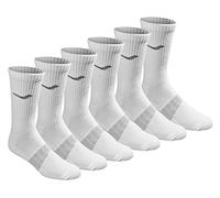Saucony Chaussettes mi-mollet – maille ventilée, confort – Blanc, 6 paires, 8-12