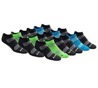 Saucony mens Multi-pack Mesh Ventilating Comfort Fit Performance No-show Socks