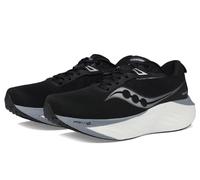 Saucony Men's Triumph 22 Sneaker, Triple Black, 9.5
