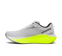 Saucony Men's Triumph 22 Sneaker, White/Citron, 10.5