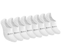 Saucony Performance 8, 16 No Show Cushioned Invisible Liner Socks, S-l Chaussettes, Blanc (8 Paires), S (lot Femme