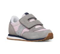Saucony Originals Baby Jazz HL Basket, Blush/Grey/Silver, 24 EU