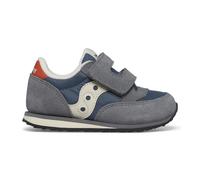 Saucony Originals Baby Jazz HL Basket, Grey/Blue/Orange, 26 EU