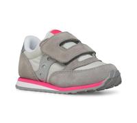 Saucony Originals Baby Jazz HL Basket, Grey/Silver/Pink, 31.5 EU