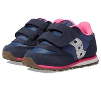 Saucony Originals Baby Jazz HL Basket, Navy/Silver/Pink, 27 EU