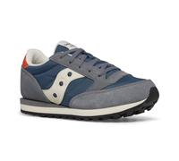 Saucony Originals Baskets Jazz OriginalSneaker Unisexes pour Enfants, Gris, Bleu, Orange., 31 EU