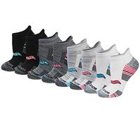Saucony Paquete Múltiple de Calcetines Deportivos Con Lengüeta en El Talón Chaussettes de Course, Gris Fashion (8 Paires), (5-10) (Lot de 8) Femme