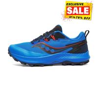 Saucony Peregrine 14 Hommes Tout Terrain Trail Chaussures Course Extérieur Bleu