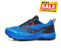 Saucony Peregrine 14 Hommes Tout Terrain Trail Chaussures Course Extérieur Bleu