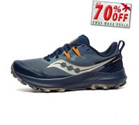 Saucony Peregrine 14 Hommes Tout Terrain Trail Chaussures Course Extérieur Navy