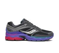 Saucony Progrid Omni 9 Chaussures de Course Noir/Multicolore Design Réfléchissant avec Détails Colorés Numérotation du 36 au 44, Noir , 44 EU