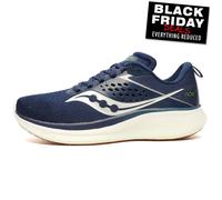Saucony Ride 17 Hommes Chaussures Course Fitness Gym Sport Performance Marine
