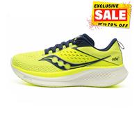 Saucony Ride 17 Hommes Chaussures Course Gym Fitness Entraînement Baskets Jaune