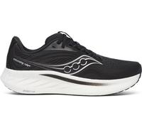 Saucony Ride 18 Chaussure De Running Sans Stabilisateurs Hommes-Noir,Blanc, Pointure 44