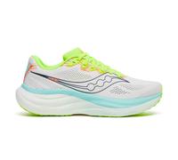 Saucony Ride 19 Chaussure de running sans stabilisateurs Femmes-blanc, turquoise, Taille 38,5