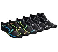 Saucony Rundry Bolt Performance No-Show Socks, Available in M-XXL (6, 12, 18 Chaussettes de Course, Noir (6 Paires), X-Large (Lot de 6) Homme